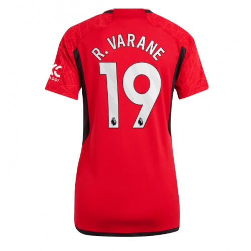 Dámy Fotbalový dres Manchester United Raphael Varane #19 2023-24 Domácí Krátký Rukáv